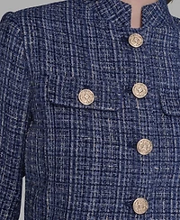 Karl Lagerfeld Paris Women's Muti Textured Tweed Jacket
