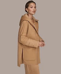 Donna Karan Weekend Women's Puffer Sleeve Cape Coat