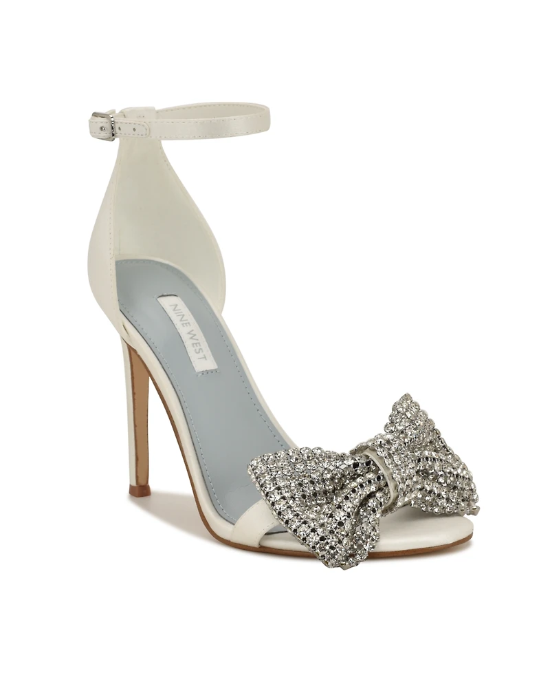Nine West Women's Tansie Bridal High Stiletto Dress Sandals