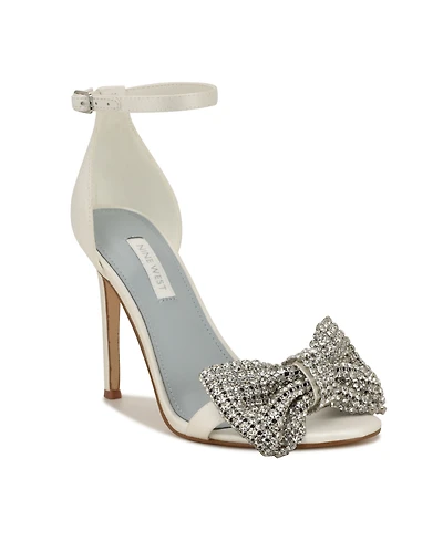 Nine West Women's Tansie Bridal High Stiletto Dress Sandals