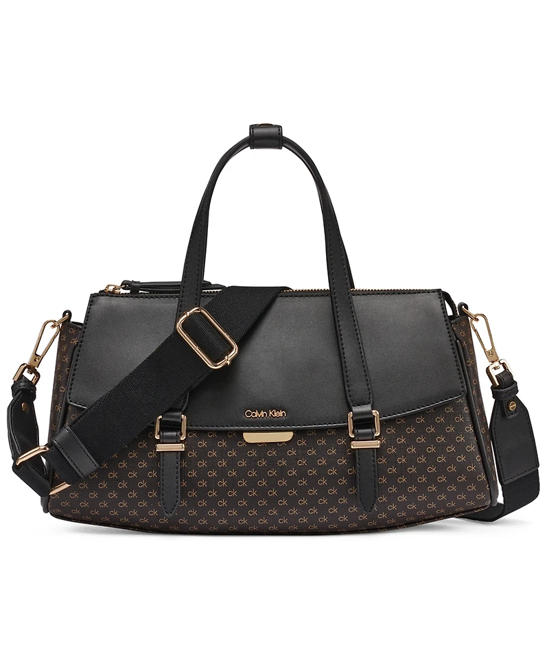 Calvin Klein Irene Crossbody Medium Strap Satchel Bag
