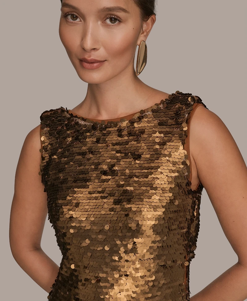 Donna Karan New York Women's Sequin Detail Dress