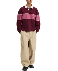 Cotton On Men's Cropped Fit Rugby Shirt