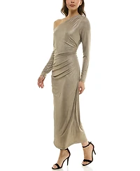Taylor Women's Off-The-Shoulder Fit and Flare Maxi Dress