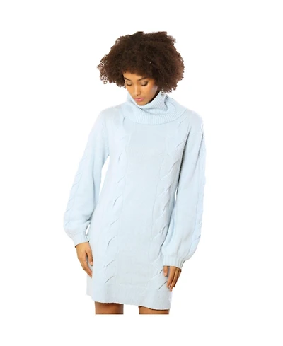 Bellemere New York Women's Cashmere Turtleneck Mini-Sweater