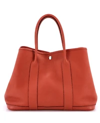 Pre-Owned HERMA‰S 36 Garden Party Tote Leather
