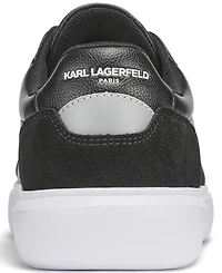Karl Lagerfeld Paris Men's Side Embroidered Profile Logo Sneakers