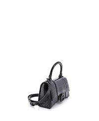 Pre-Owned Balenciaga Hourglass Top Handle Bag Embossed Leather