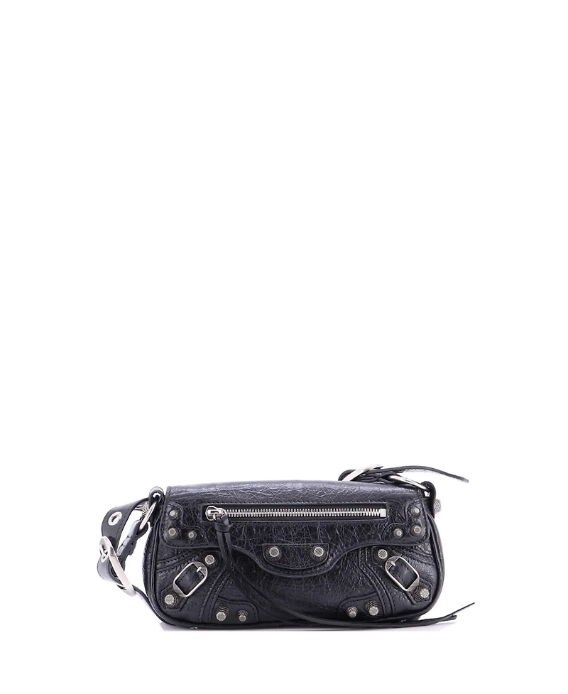Pre-Owned Balenciaga Xs Le Cagole Giant Studs Sling Bag Leather