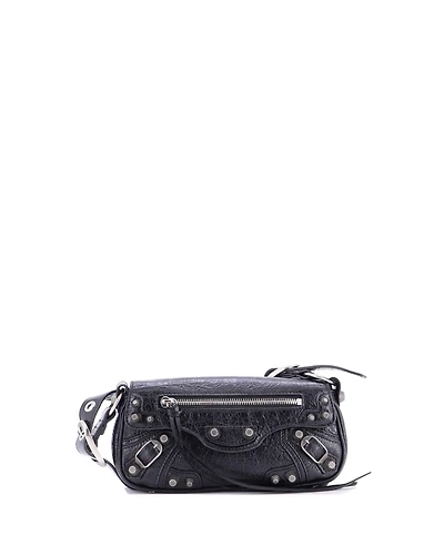 Pre-Owned Balenciaga Xs Le Cagole Giant Studs Sling Bag Leather