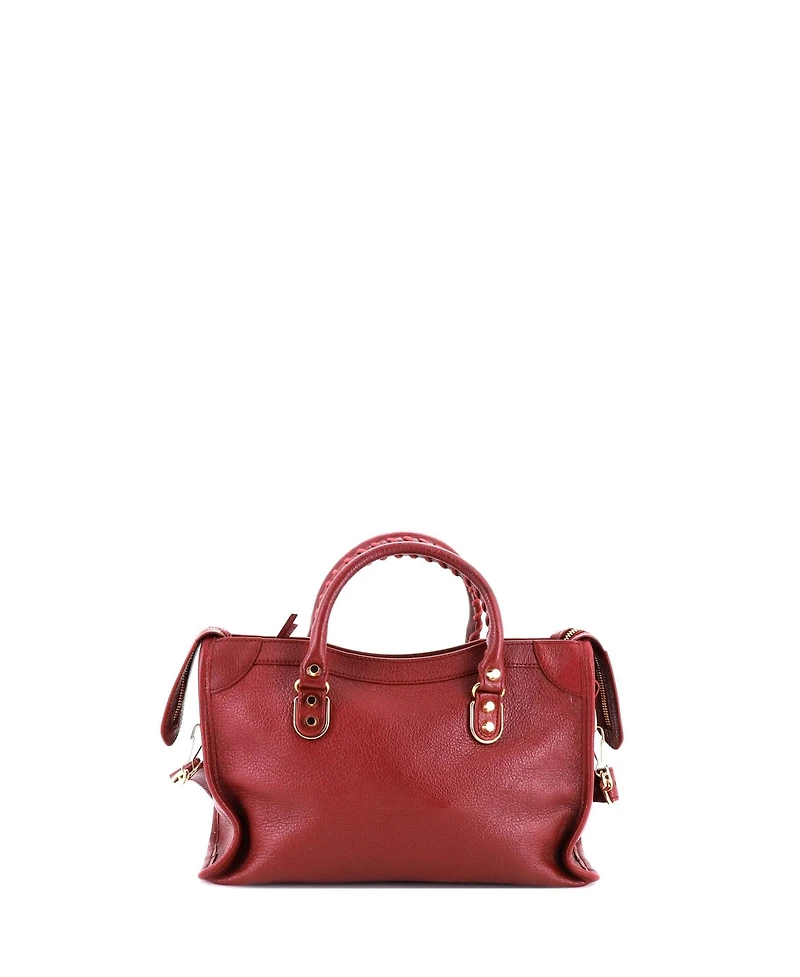 Pre-Owned Balenciaga Small City Classic Metallic Edge Bag Leather