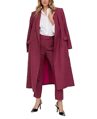 Lily and Lionel London Women's Jakki Tailored Herringbone Print Coat