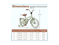 16 Inch Kids Bike with Adjustable Handlebar and Saddle