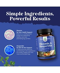 Diosmin Hesperidin Complex Capsules, Biege, 120ct