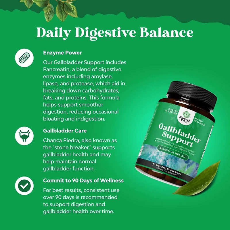 Gallbladder Support Capsule, Spearmint, 90ct