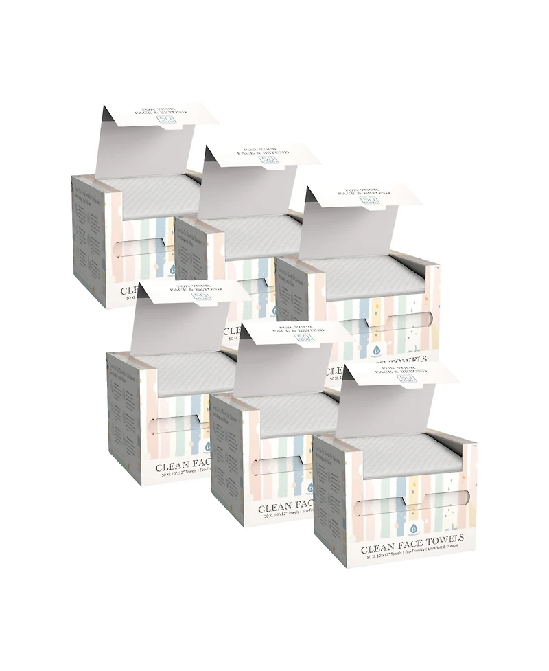 Pursonic Clean Facial Towels – Six Pack Bundle