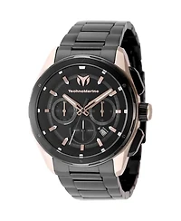 Technomarine Men's Tm-318092 Ocean Quartz Black Dial Watch