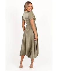 Petal and Pup Women's Nova Flutter Sleeve Midi Dress