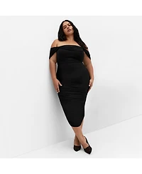 City Chic Women's Jazmin Ruched Dress