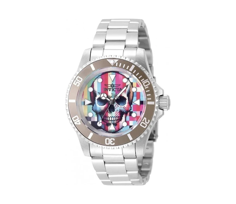 Invicta Men's 49060 Pop Art Quartz 3 Hand Multi Color Dial Watch