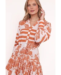 Petal and Pup Women's Jules Long Sleeve Dress