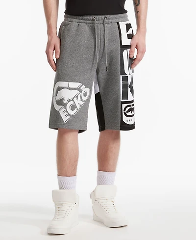 Ecko Unltd Men's Square Up To Fleece Shorts