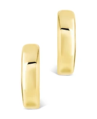 Sterling Forever Silver Marisa Polished Stud Earrings