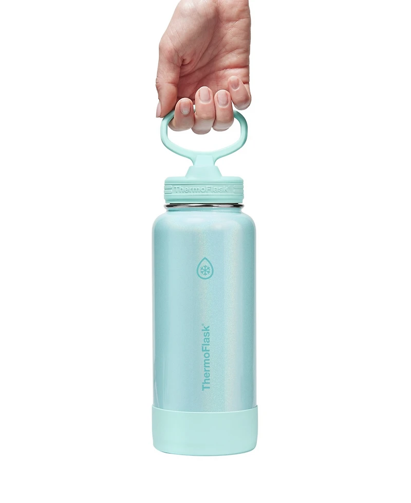 ThermoFlask 32 oz. Double Wall Vacuum Insulated Water Bottle with Straw Lid