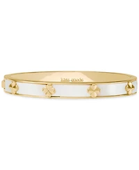 kate spade new york Imitation Pearl Gold Hinge Bangle Bracelet