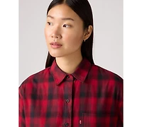 Levi's Women's Henriette Flannel Long Sleeve Shirt