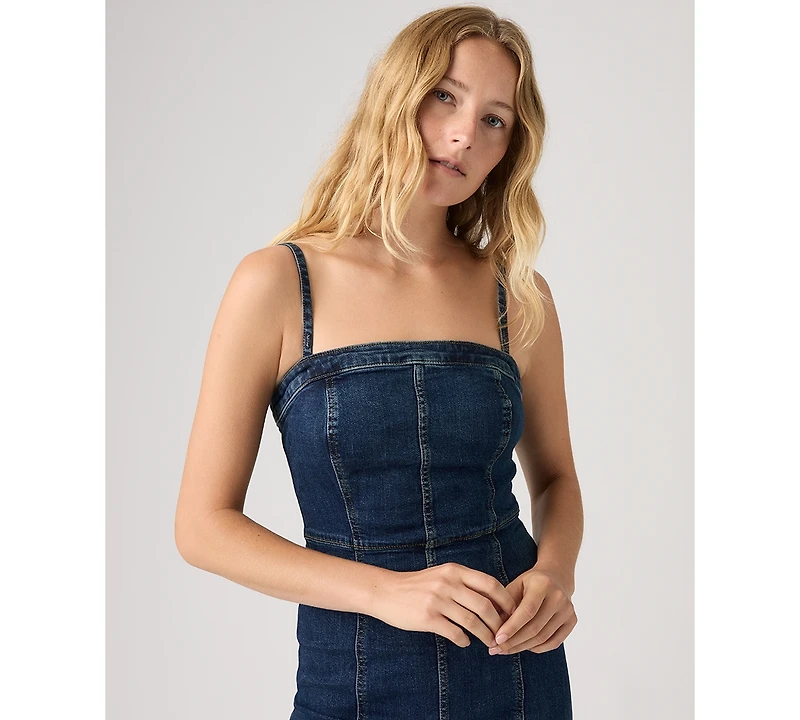 Levi's Women's Seamed Bustier Midi Dress