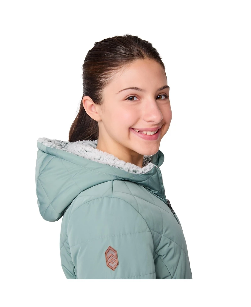 Free Country Girls' Stratus Lite Reversible Jacket