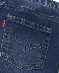 Levi's Boys Toddler 2T-4T 2-Piece 3D Moto Crewneck Sweatshirt and Jeans Set