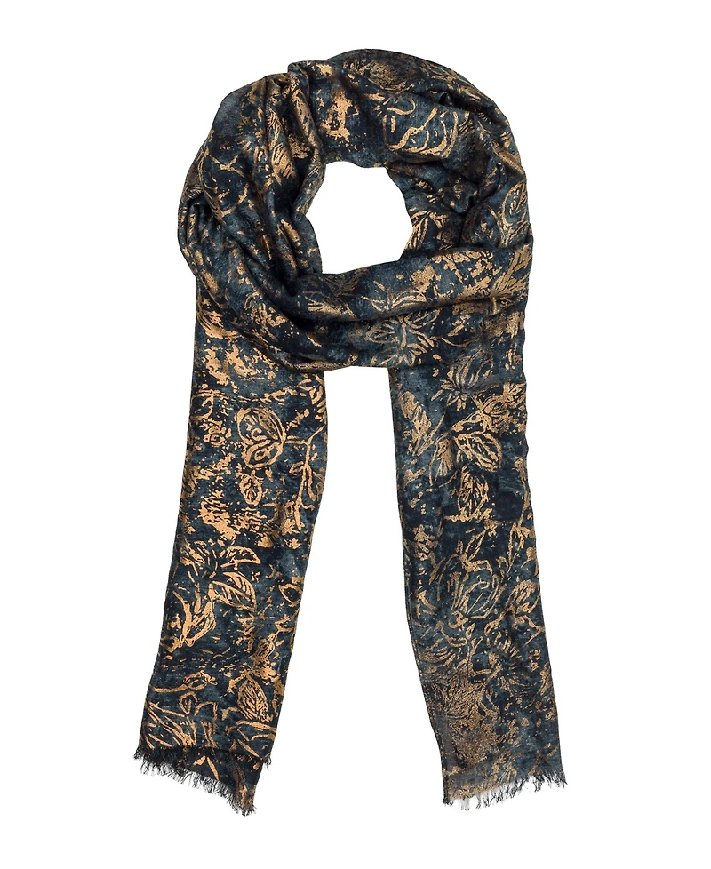 Patricia Nash Bark Leaves Scarf
