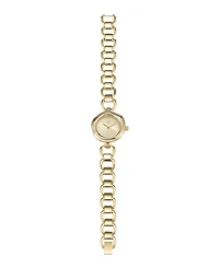 Ettika Open Circle Gold Plated Bracelet Watch, 85mm