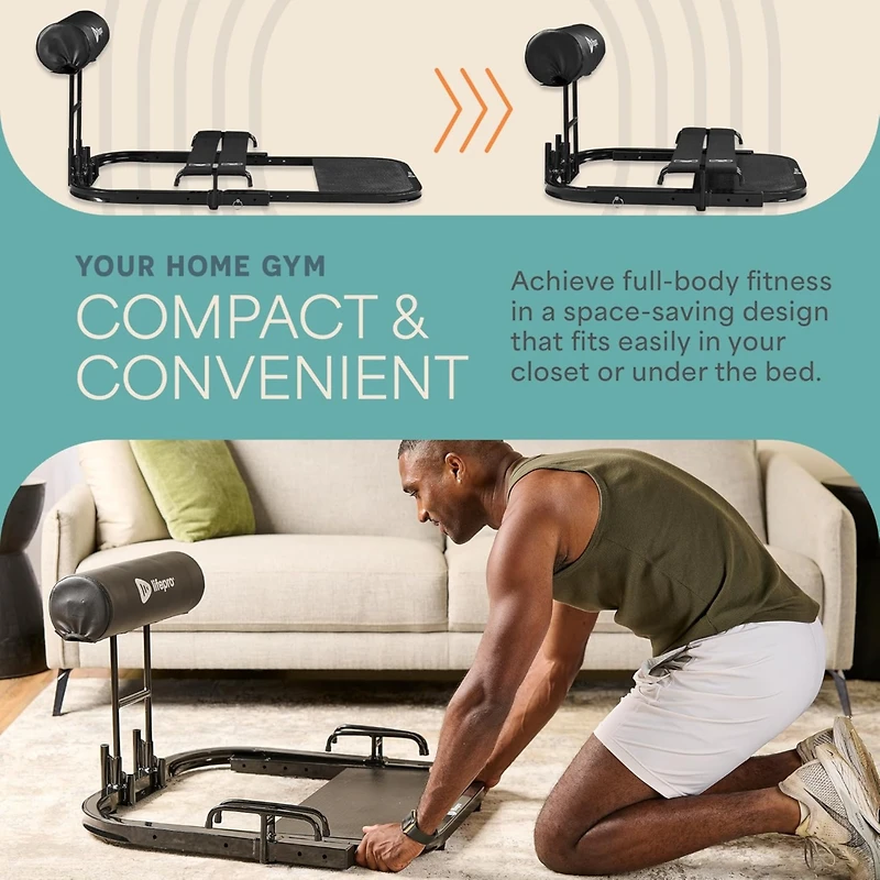 LifePro GluteBlast Hip Thrust Machine - Premium Home Gym Equipment for Glutes, Hips & Thighs