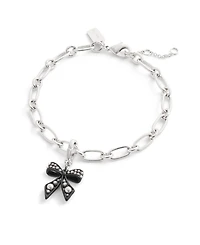 Coach Faux Pearl Collectible Signature Bow Jewelry Charm