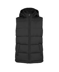 Spire By Galaxy Men's Heavyweight Hooded Puffer Vest