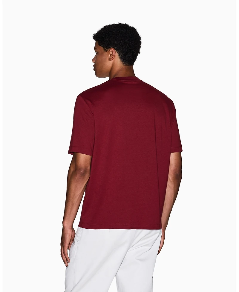 A|X Armani Exchange Men's Grid Box Splatter Graphic T-Shirt