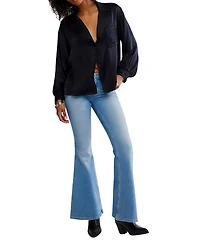 Free People Women's Midnight Muse Long Sleeve Sleepshirt