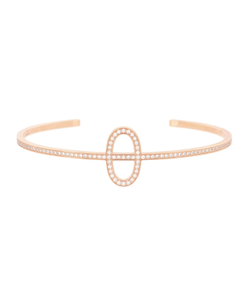 Pre-Owned HERMES Chaine d'Ancre Contour Cuff Bracelet