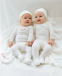 NoggiWear Baby Muslin Patch Cotton Layette Footie