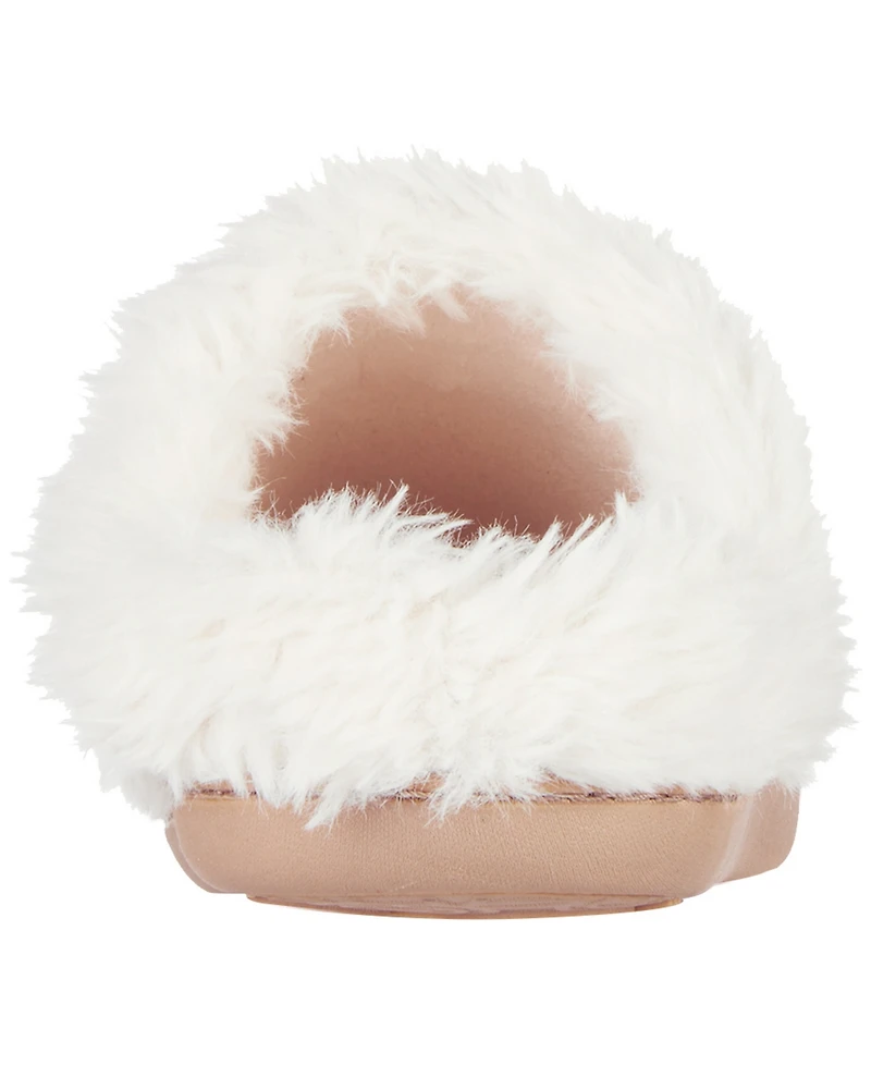 Isotoner Signature Women's Louise Quilted Velour Clog Slippers