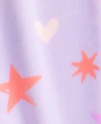 Carter's Girls Toddler 2T-5T 2-Piece Star Print Snug Fit Long-Sleeve Top and Pants Pajama Set
