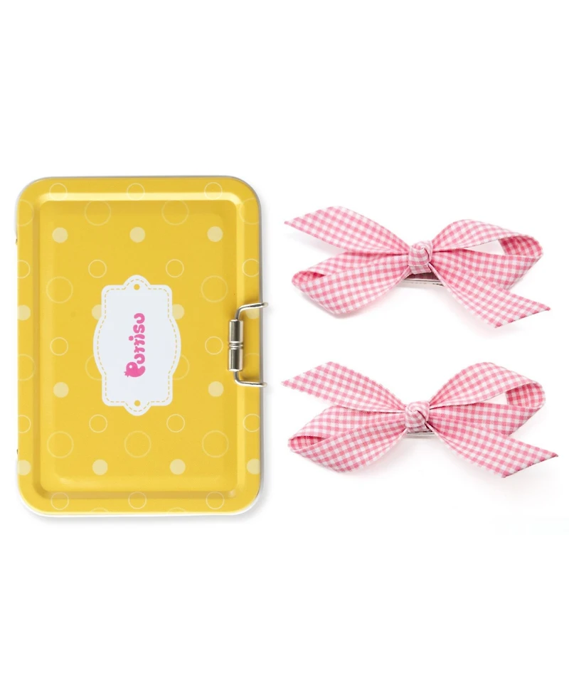Puttisu Girls 2pc Bow Clip Set