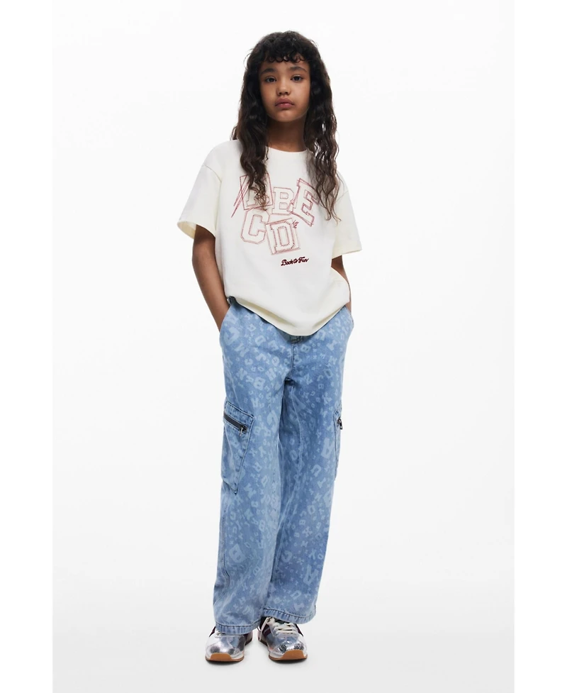 Desigual Girls Girls's Abc T-shirt