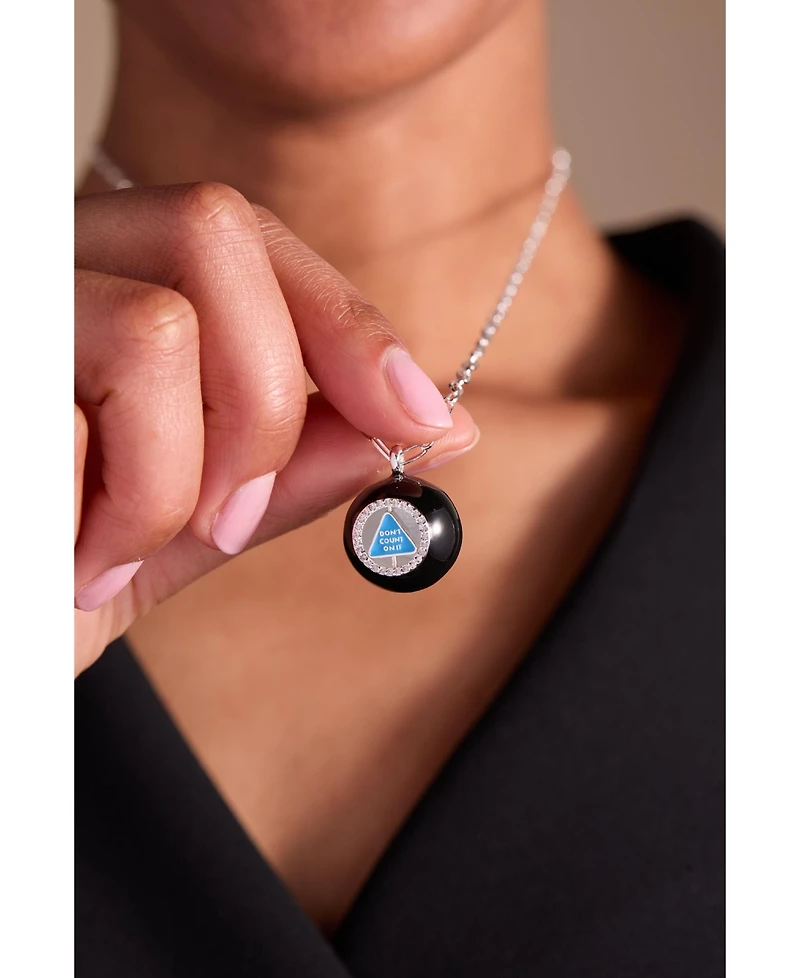 Magic 8 Ball Spinner Pendant