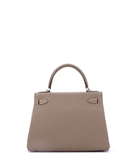 Pre-Owned Hermes Kelly Handbag Togo with Palladium Hardware