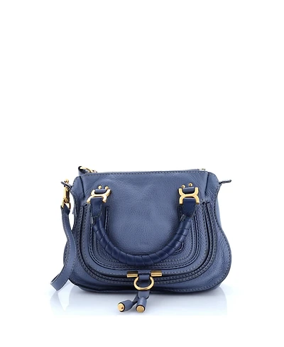 Pre-Owned Chloe Baby Marcie Satchel Leather