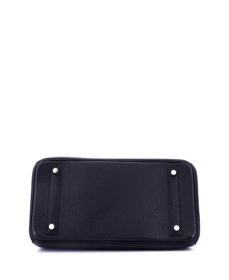 Pre-Owned Hermes Birkin Handbag Clemence with Palladium Hardware